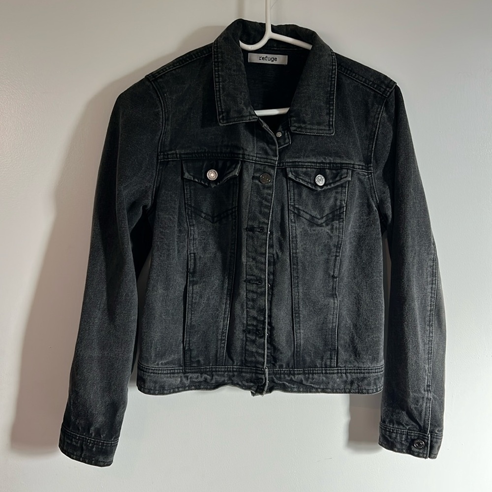Washed Black Jean Jacket